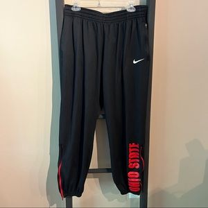 Nike Dri-Fit Ohio State Joggers with Zipper leg opening